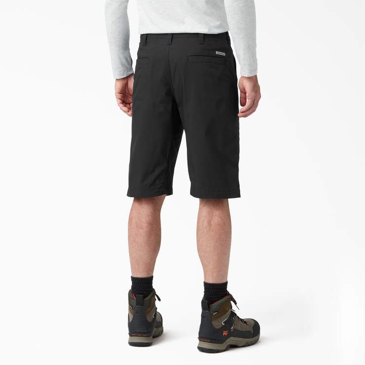 FLEX Cooling Regular Fit Utility Shorts, 13" - Black (BK) image number 2