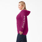 Women&#39;s Plus Heavyweight Logo Sleeve Pullover - Festival Fuchsia &#40;F2F&#41;