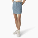 Women&#39;s Denim Carpenter Skirt - Stonewashed Light Denim &#40;SWD&#41;