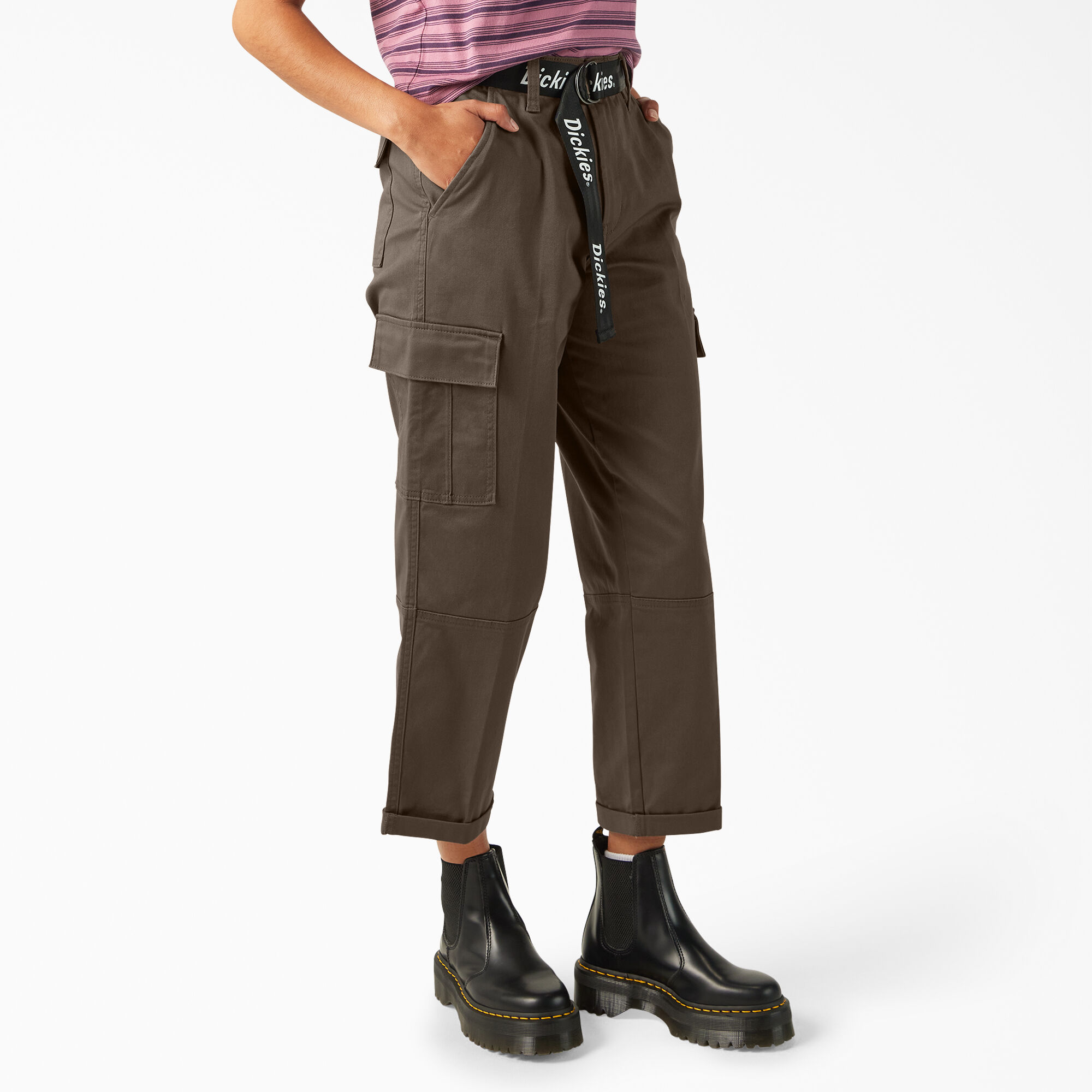 【受注生産品】 Women's Relaxed Fit Cropped Cargo Pants パンツ