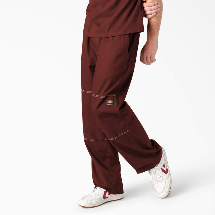 Dickies Skateboarding Summit Relaxed Fit Chef Pants - Fired Brick (IK9) image number 3