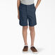 Young Adult Sized Classic Fit Flat Front Shorts - Dark Navy &#40;DN&#41;