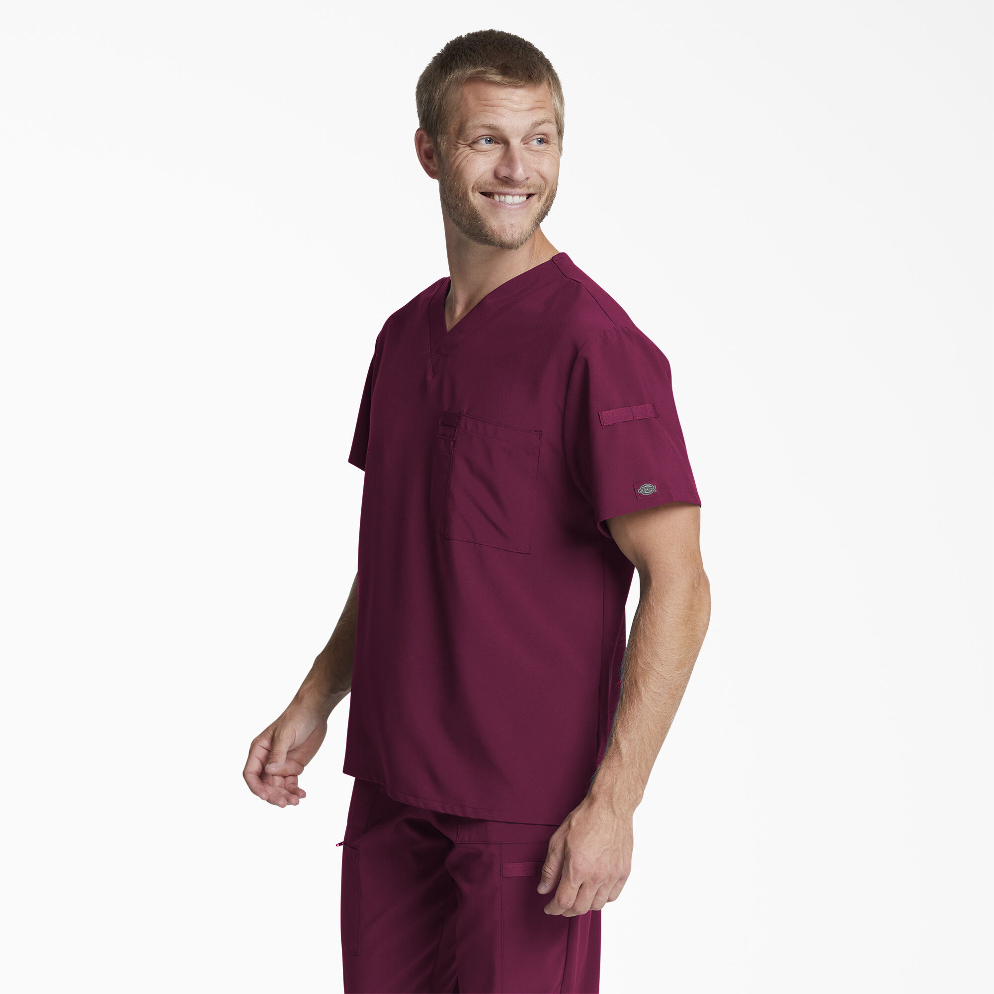 Men's EDS V-Neck Scrub Top | Dickies - Dickies US Men's EDS V-Neck Scrub Top | Dickies - Dickies US