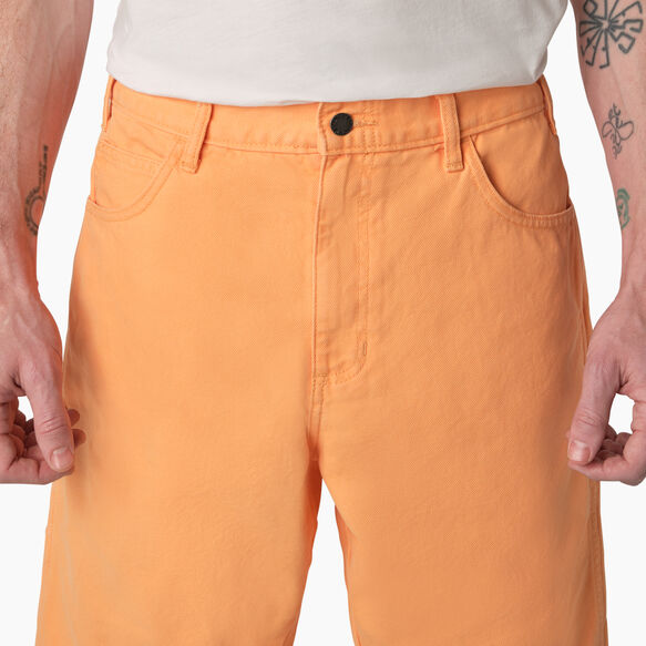 Stonewashed Duck Carpenter Shorts, 11&quot; - Stonewashed Papaya Smoothie &#40;SPS&#41;