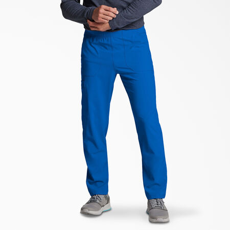 Unisex EDS Essentials Natural Rise Tapered Leg Scrub Pants - Royal Blue &#40;RB&#41;