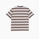 Relaxed Fit Striped Pocket T-Shirt - Chocolate Brown Stripe &#40;CSR&#41;