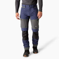 FLEX Slim Fit Double Knee Tapered Pants - Navy/Charcoal (NGK)