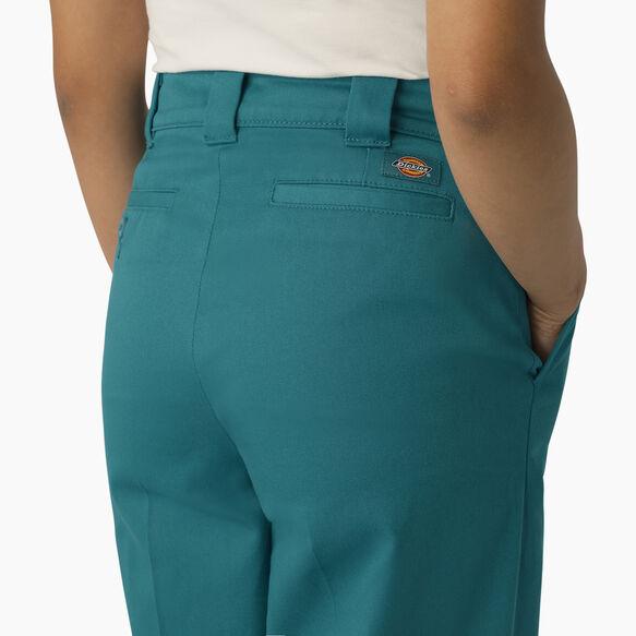 Women&#39;s Stonewashed Wide Leg Work Pants - Deep Lake &#40;DL2&#41;