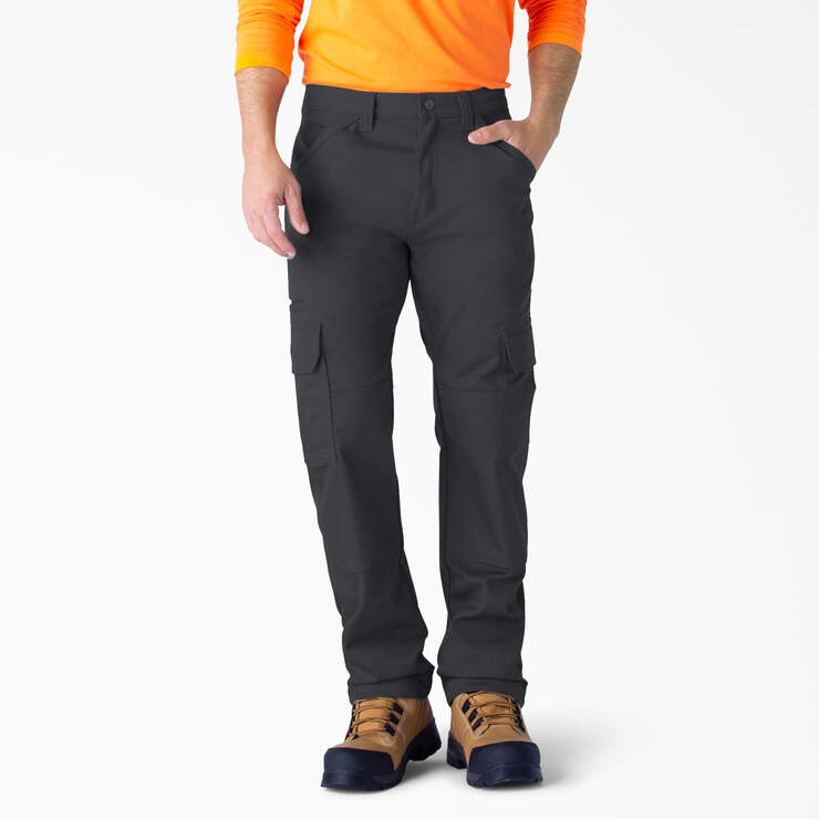 FLEX DuraTech Relaxed Fit Duck Cargo Pants - Black (BK) image number 1