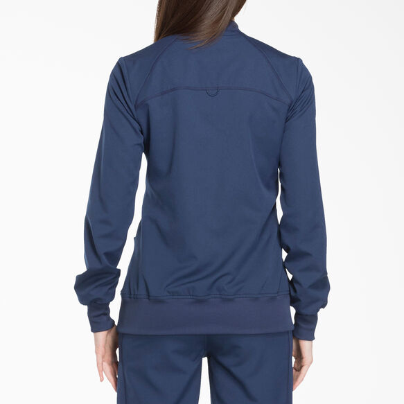 Women&#39;s Dynamix Zip Front Scrub Jacket - Navy Blue &#40;NVY&#41;