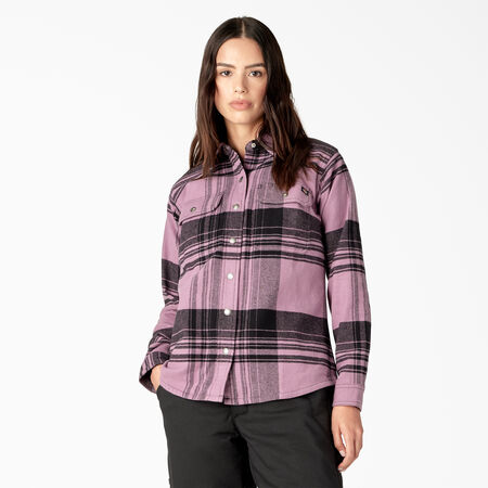 Women&rsquo;s DuraTech Renegade Flannel Shirt - Grapeade Windowpane Plaid &#40;C1V&#41;
