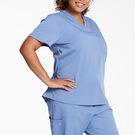 Women&#39;s Balance V-Neck Chest Pocket Scrub Top - Ceil Blue &#40;CBL&#41;