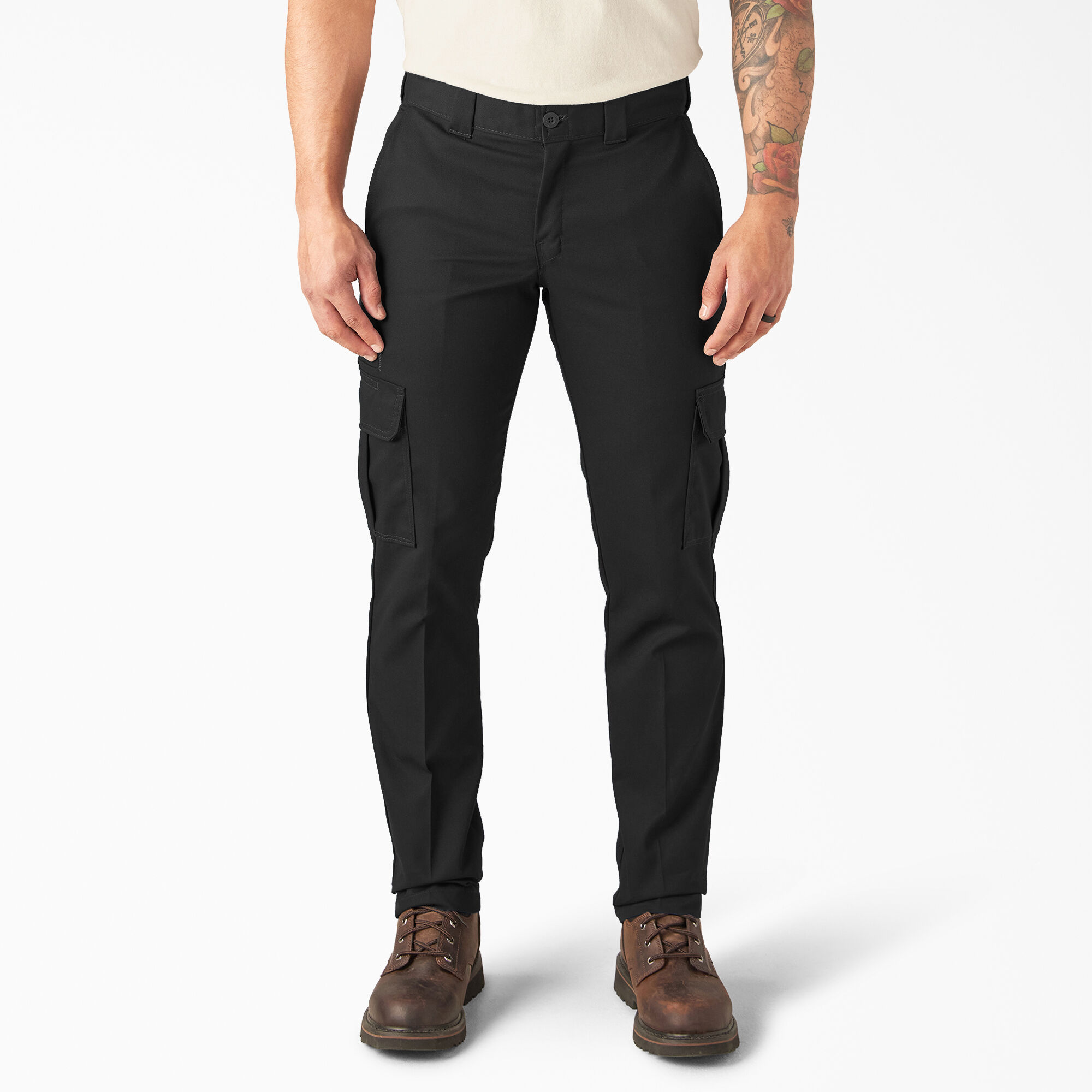 grey slim cargo pants