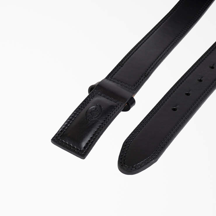 Women's Leather Buckle Mechanic Belt - Black (BK) image number 4