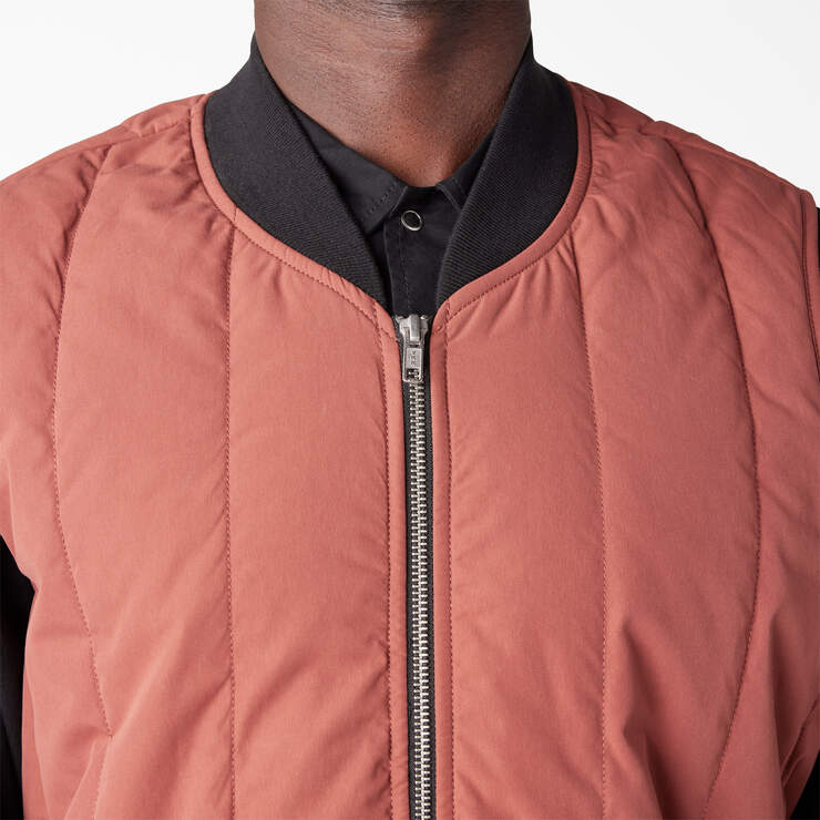 Dickies Premium Collection Quilted Vest - Mahogany (NMY) image number 7