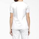 Women&#39;s EDS Signature Mock Wrap Scrub Top - White &#40;DWH&#41;
