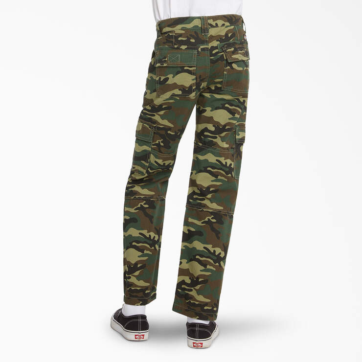 Boys' Relaxed Fit Camo Cargo Pants - Lilac (OLC) image number 2