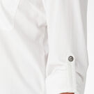 Women&#39;s Long Sleeve Roll-Tab Work Shirt - White &#40;WH&#41;