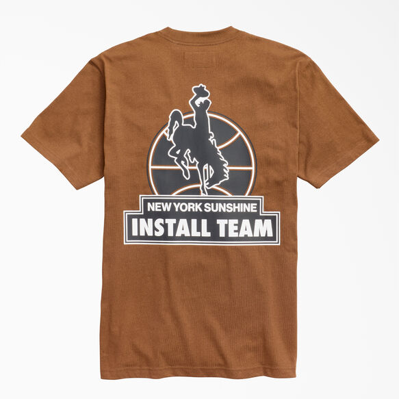 New York Sunshine x Dickies Jump Ball T-Shirt - Timber Brown &#40;TB&#41;