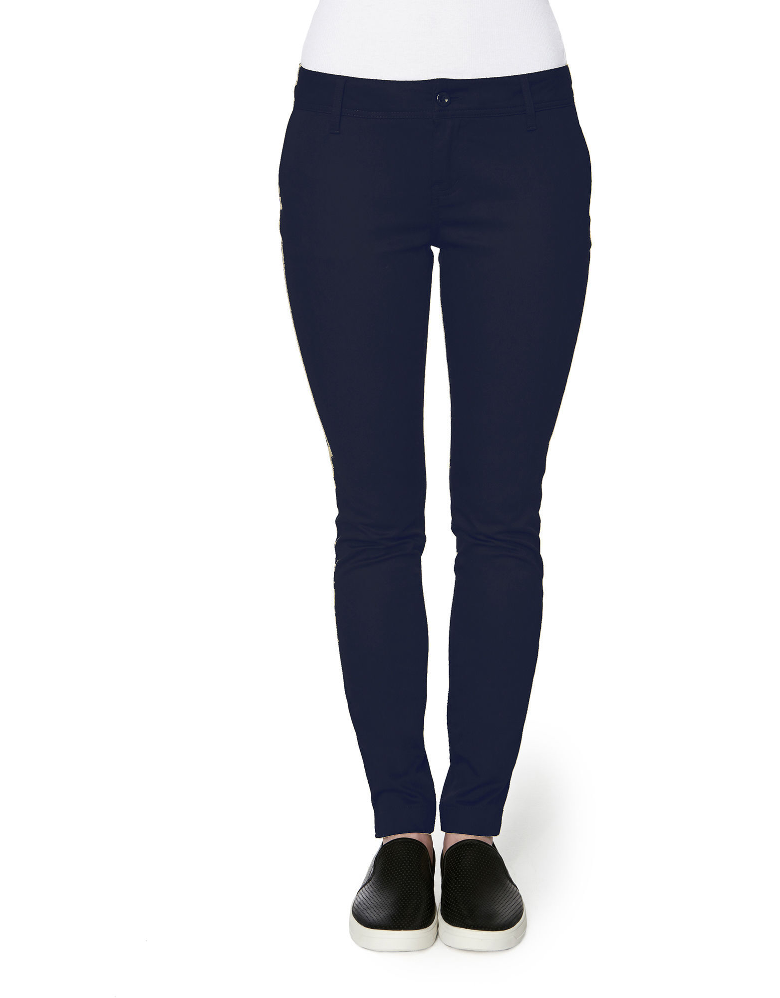 navy blue skinny pants