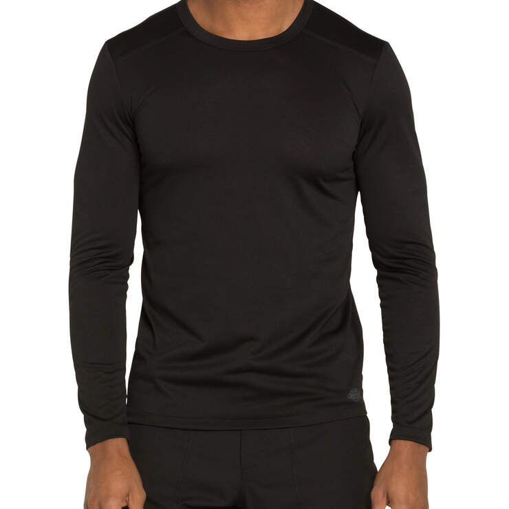 Men's Dynamix Long Sleeve Knit T-Shirt - Black (BLK) image number 1