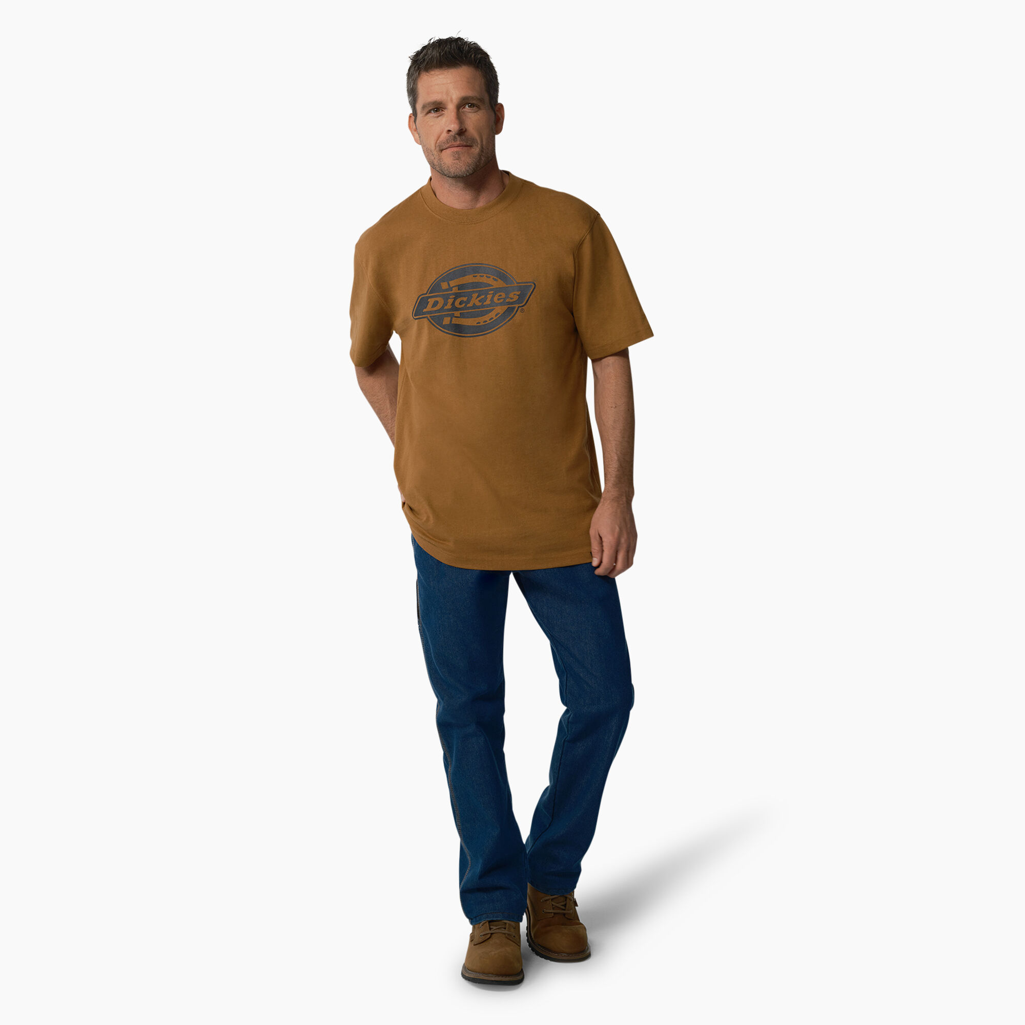 Dickies men's short sleeve heavyweight crew neck store