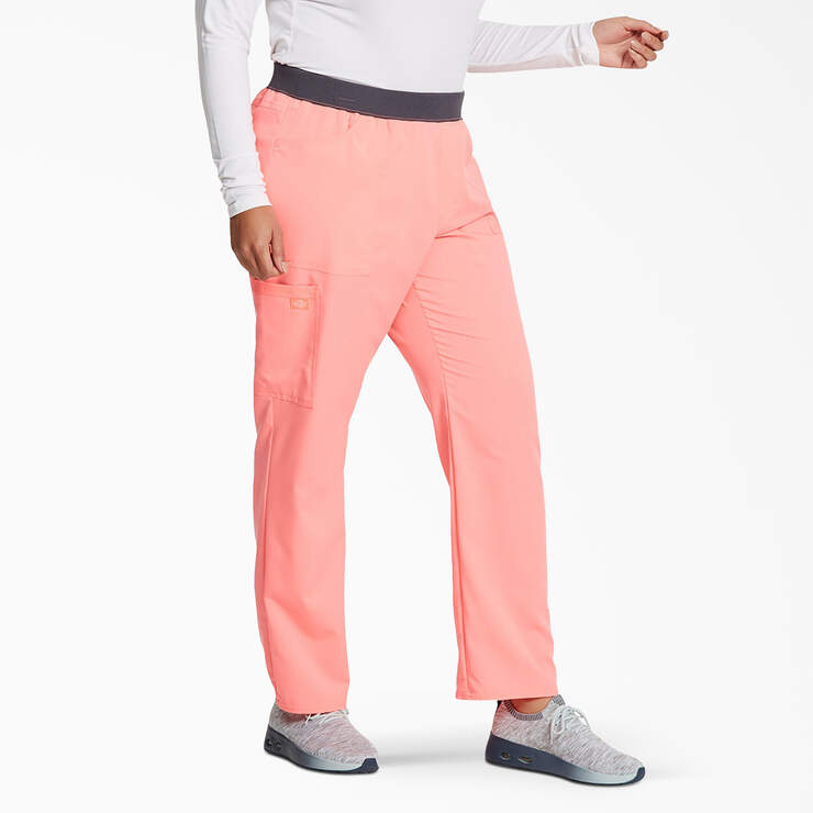 Women's Balance Scrub Pants - Pink Flamingo (FLA) image number 4