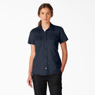 Women&rsquo;s FLEX Short Sleeve Work Shirt - Dark Navy &#40;DN&#41;