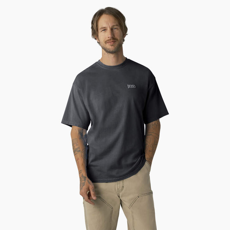 Bandon Short Sleeve T-Shirt - Black Pigment Wash (BWG) image number 1