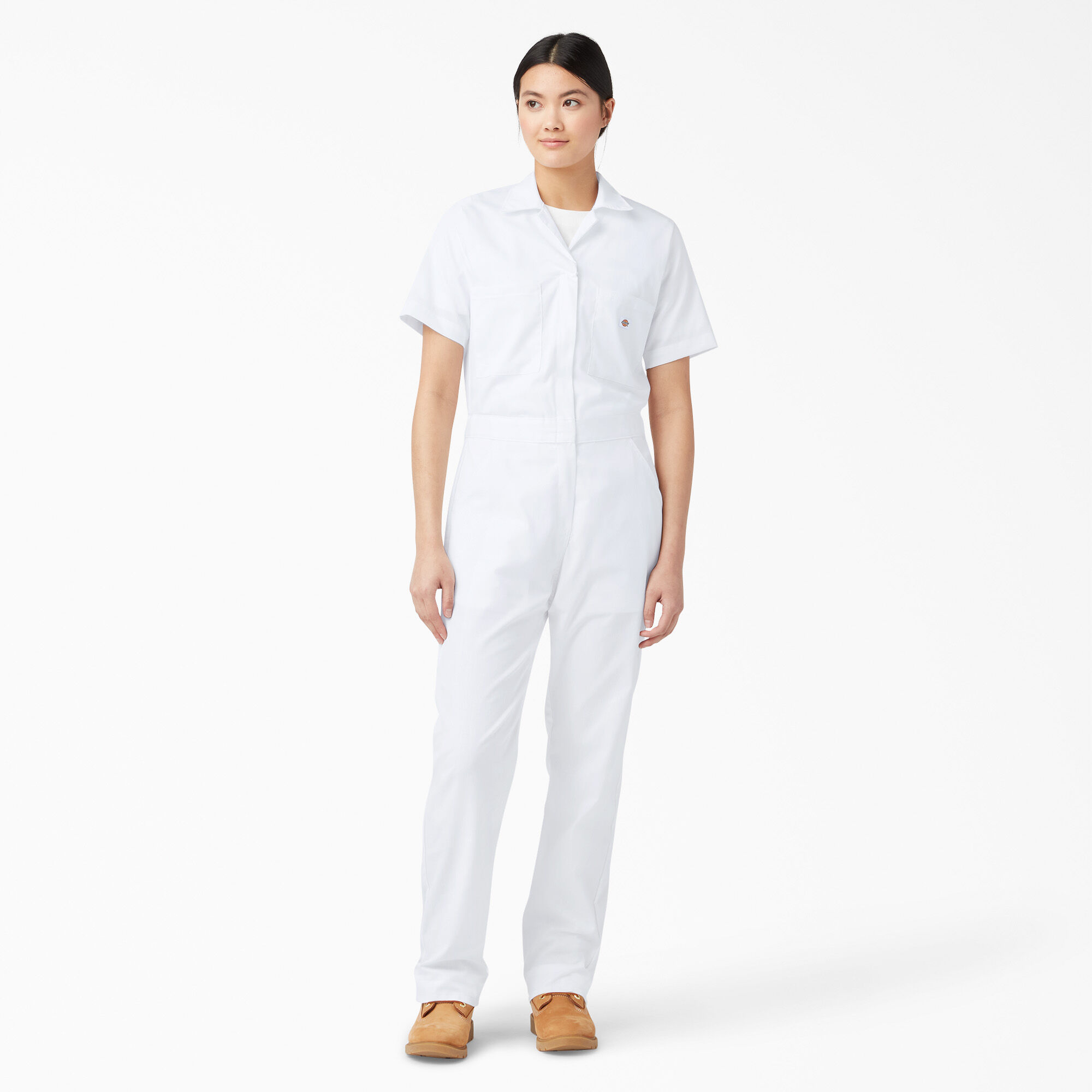Dickies white jumpsuit best sale