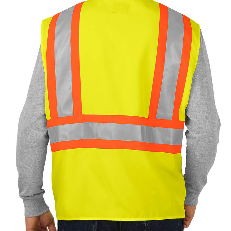 High Visibility ANSI Solid Vest, Class 2 - ANSI Yellow (AY) image number 2
