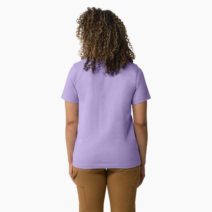 Women's Heavyweight Logo T-Shirt - Purple Rose (UR2) image number 2