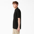 Adult Size Piqu&eacute; Short Sleeve Polo - Black &#40;BK&#41;