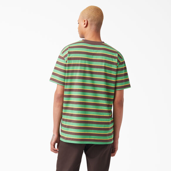 Vincent Alvarez Striped T-Shirt - Leaf Green Stripe &#40;GSL&#41;