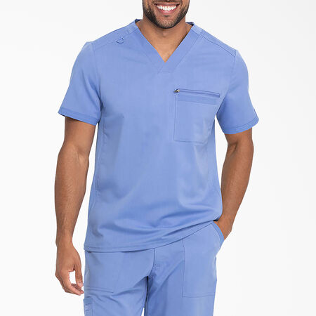Men&#39;s Balance V-Neck Scrub Top - Ceil Blue &#40;CBL&#41;