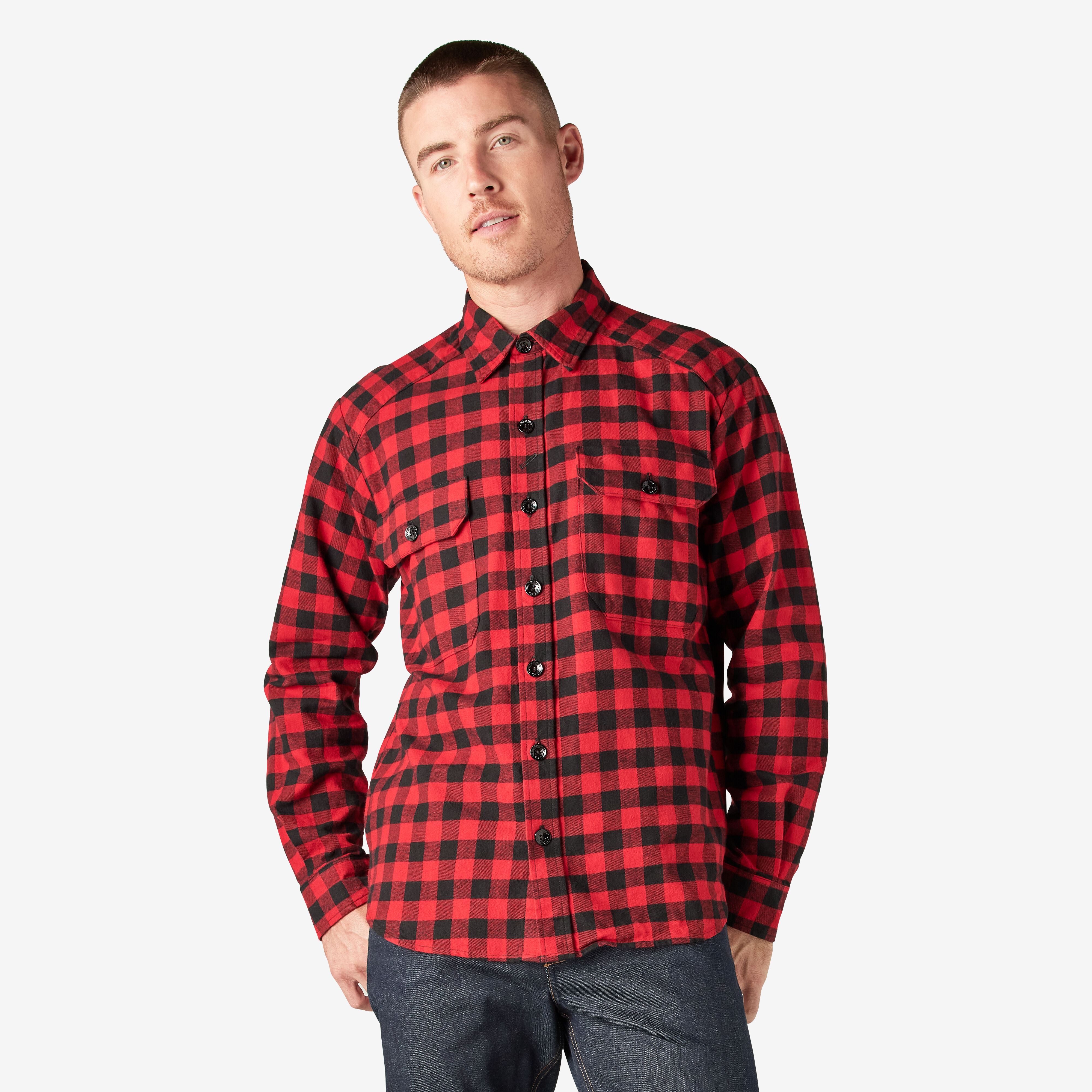 Red 2025 dickies shirt