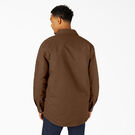 Water Repellent Fleece-Lined Duck Shirt Jacket - Timber Brown &#40;TB&#41;