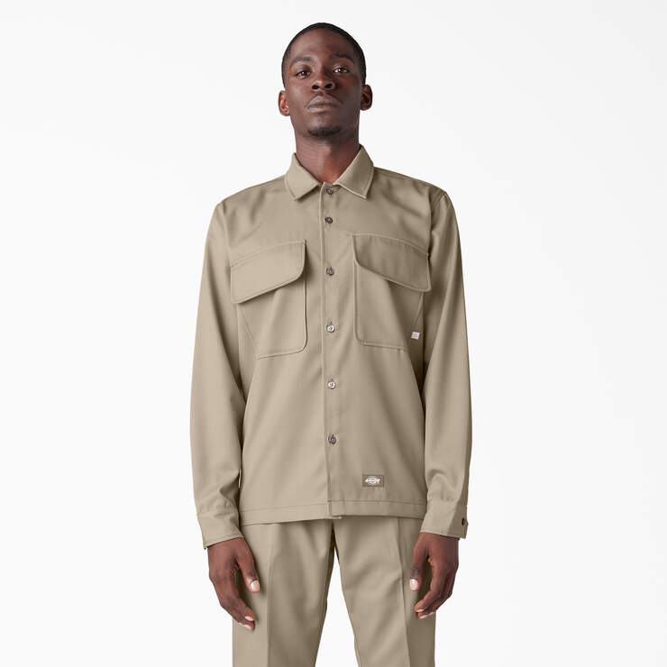 Dickies Premium Collection Boxy Shirt - Desert Sand (DS) image number 3