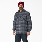 Hydroshield Flannel High Pile Fleece Shirt Jacket - Dark Navy Dark Denim Plaid &#40;R2P&#41;