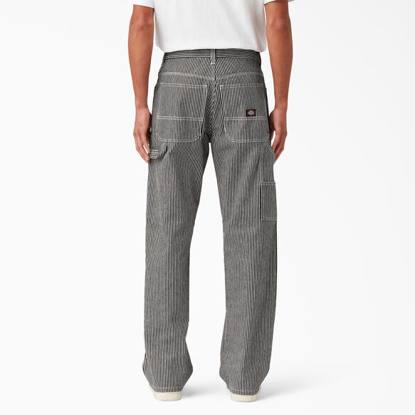 Hickory Stripe Carpenter Pants - White Hickory Stripe &#40;W2S&#41;