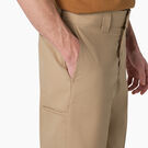 Cooling Active Waist Flat Front Shorts, 13&quot; - Desert Sand &#40;DS&#41;
