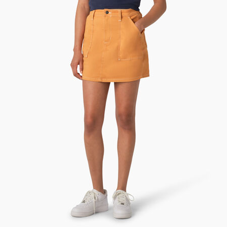 Women&#39;s High Waisted Carpenter Skirt - Nugget &#40;NG2&#41;