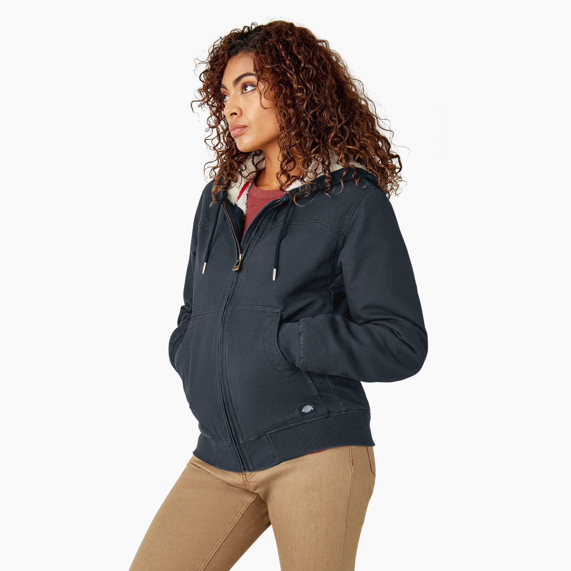 Dickies women's store sherpa fleece hoodie