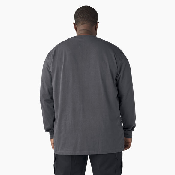 Heavyweight Long Sleeve Pocket T-Shirt - Charcoal Gray &#40;CH&#41;