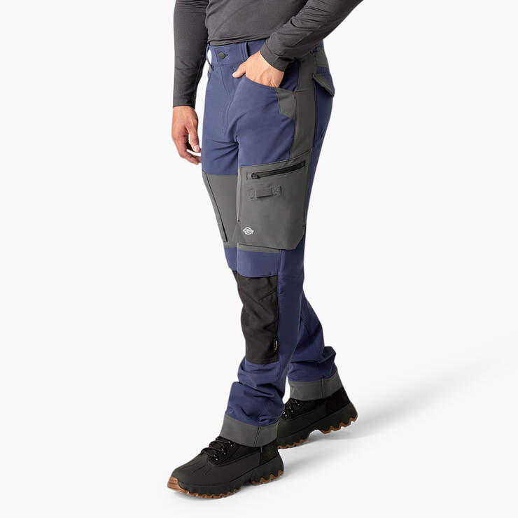 FLEX Slim Fit Double Knee Tapered Pants - Navy/Charcoal (NGK) image number 3