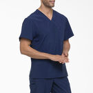 Men&#39;s EDS Essentials V-Neck Scrub Top with Patch Pockets - Navy Blue &#40;NYPS&#41;