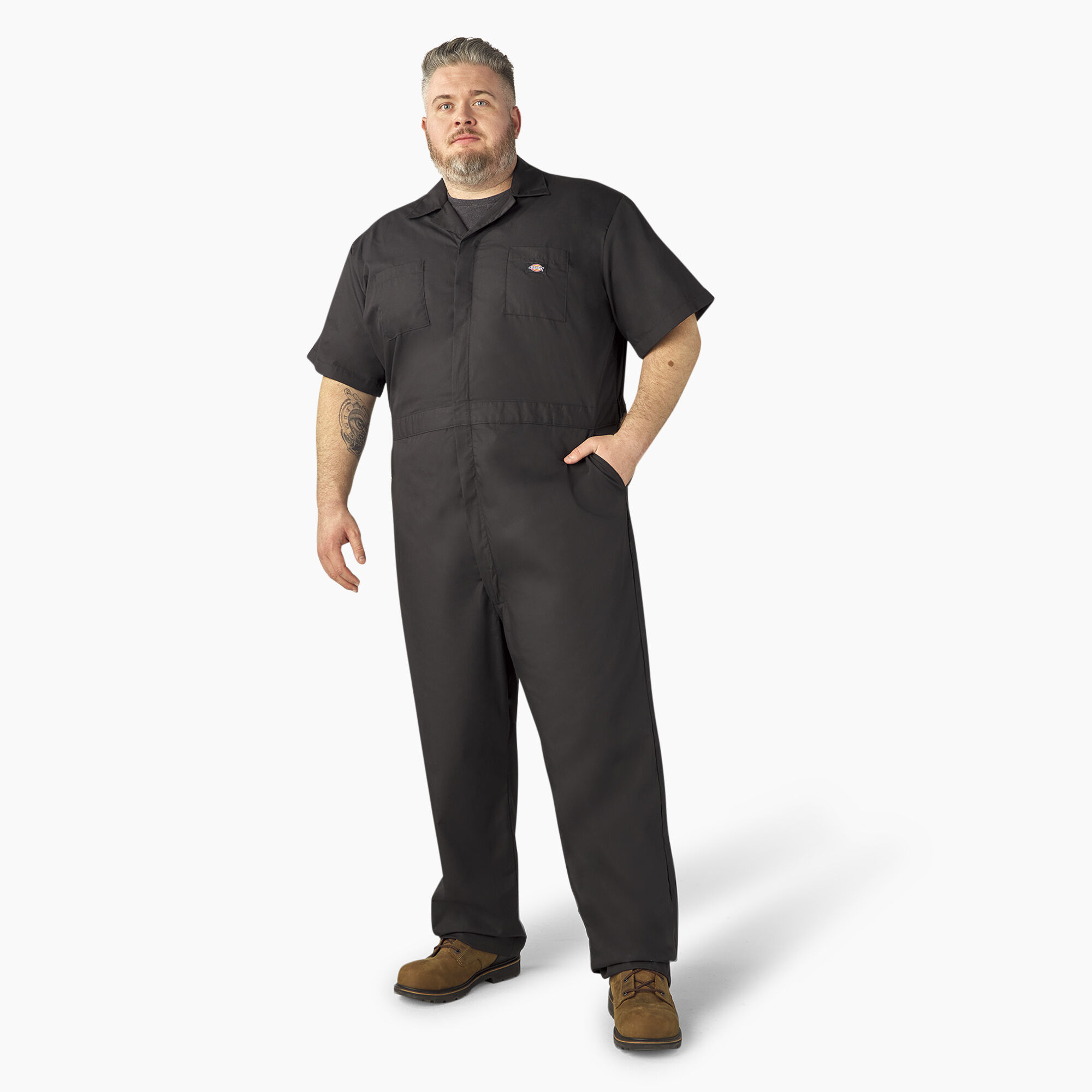 Red jumpsuit dickies outlet