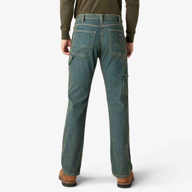 FLEX Relaxed Fit Carpenter Jeans - Heritage Tinted Khaki (THK) image number 2