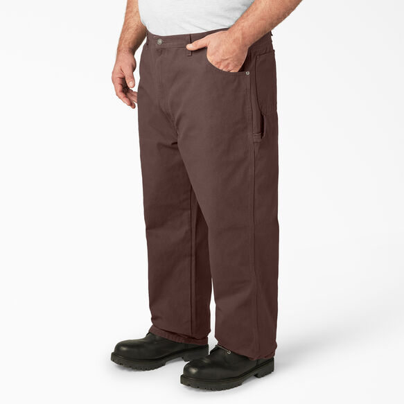 Relaxed Fit Heavyweight Duck Carpenter Pants - Rinsed Timber Brown &#40;RTB&#41;