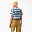 Women&#39;s Striped Cropped T-Shirt - Cobalt Stripe &#40;C2S&#41;